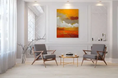 ABSTRAKTNÍ OBRAZ - AKAV 152 - Image 3