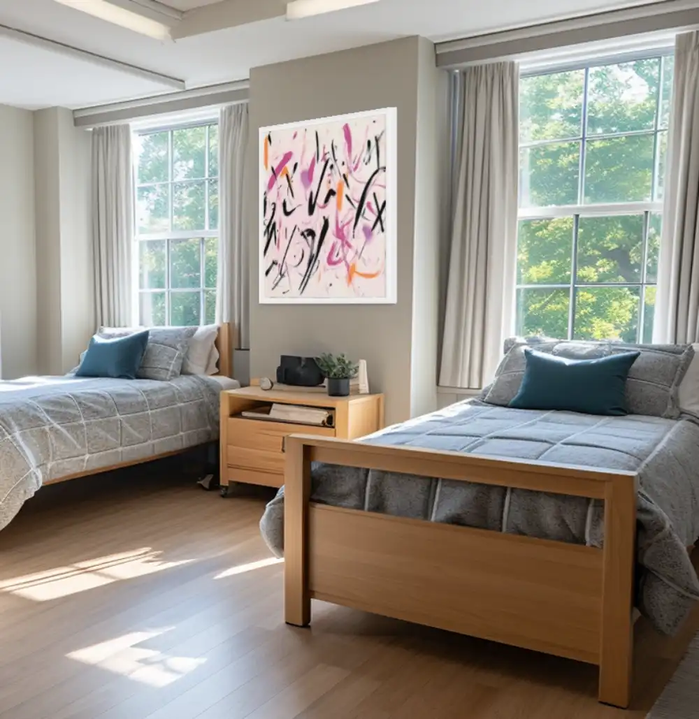 BAREVNÉ STOPY - ABSTRAKTNÍ OBRAZ (DAA 181) 4 Design abstract wall painting in modern style with energetic colors