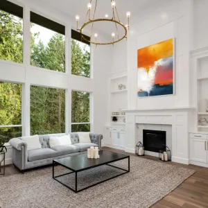 Abstract orange image with dynamic colours and textures.