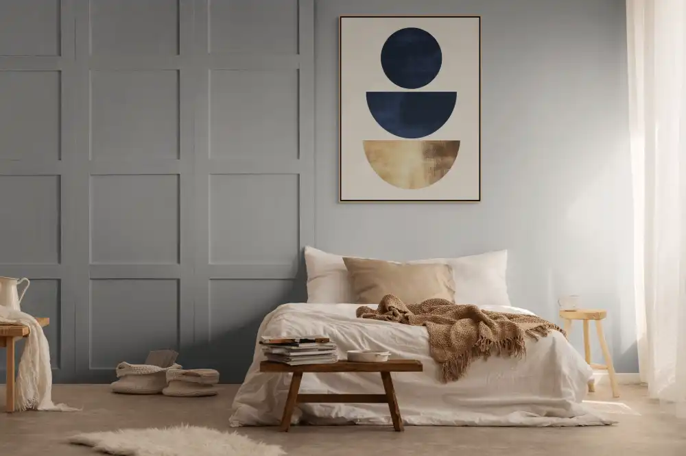 STUPNĚ ROVNOVÁHY - MINIMALISTICKÝ OBRAZ (EMA 201) 4 Minimalistický obraz geometrických forem