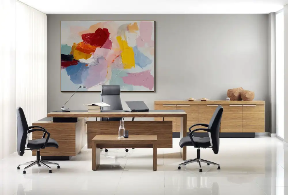 COLOUR SYMPHONY - ABSTRACT PAINTING (AAA 137) 3 Abstraction image with color composition and dynamic strokes in vivid hues