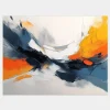 ORANŽOVÝ PROUD - ABSTRAKTNÍ OBRAZ (CAA 175)