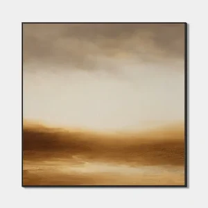 artonline - abstract painting in warm brown tones with a distinct texture