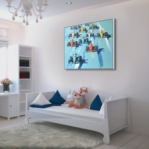 artonline – obraz sport Napětí závodu, závodní monoposty