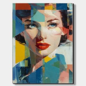 Dárek ke kolaudaci v podobě ručně malovaného barevného portrétu