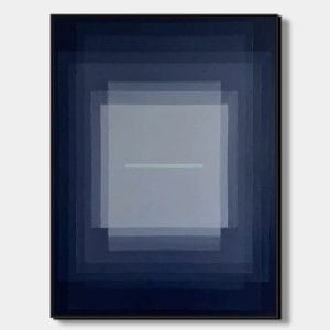 Světelná abstrakce Modrá ozvěna – BA 02