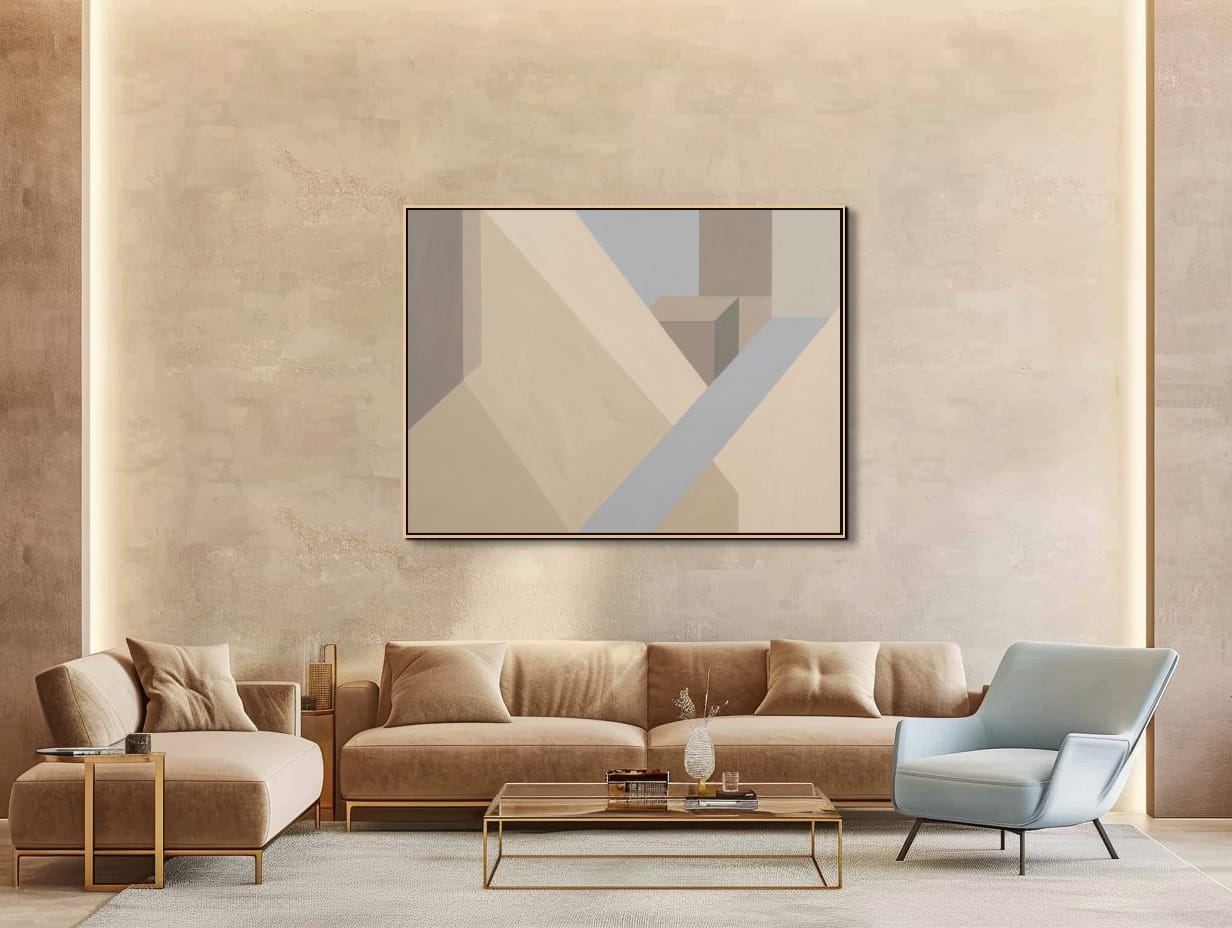 VNITŘNÍ ARCHITEKTURA - AG 01 4 Architektonická geometrická malba Vnitřní architektura – AG 01