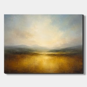 atmosferická malba Tichý horizont VII.