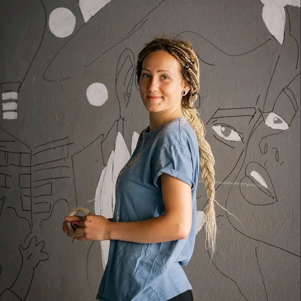 Česká malířka Klaudie Švrčková